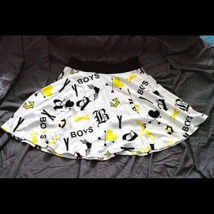 H&M funky print Flirty a-frame skirt with tags